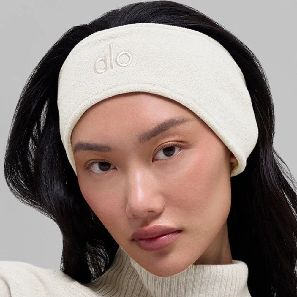 Alo Yoga Polar Fleece Ear Warmer Ivory